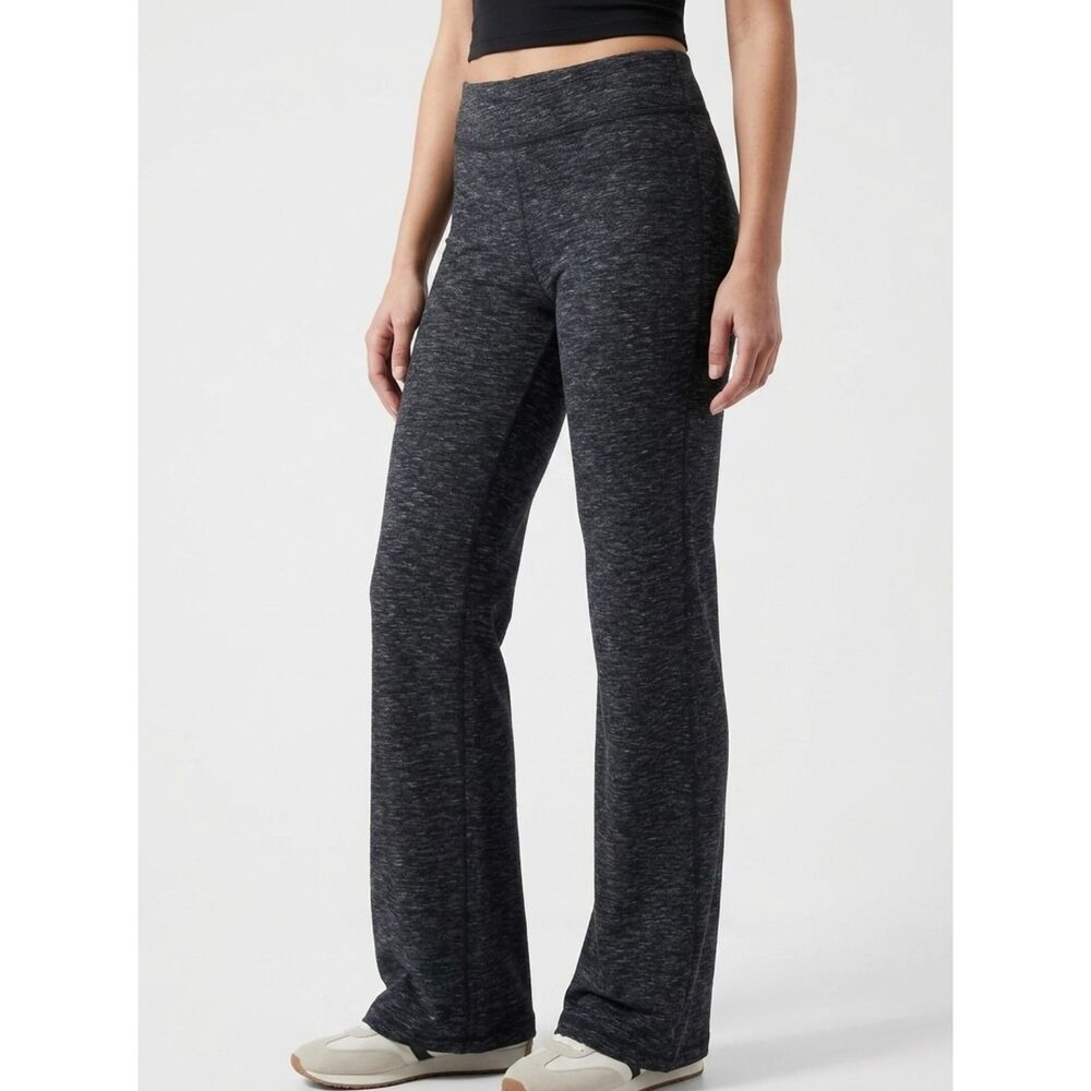 Ideology Heather Charcoal Cotton Bootcut Yoga Flare Pants Size L Large